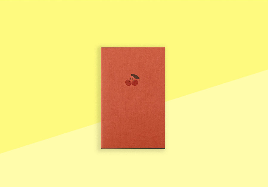 LE TYPOGRAPHE - Notizbuch Tutti-frutti - Kirsche