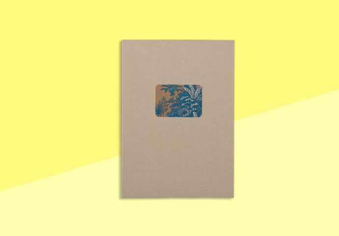 THE TYPOGRAPHER -  Flexibles Notizbuch - Palmen