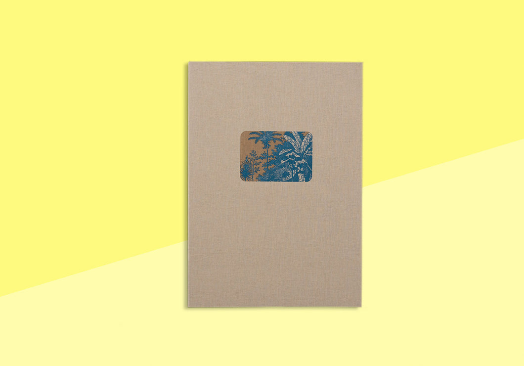 THE TYPOGRAPHER -  Flexibles Notizbuch - Palmen