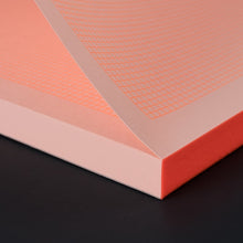 Load image into Gallery viewer, LE TYPOGRAPHE - A5 Notepad - Neon Orange/Grapefruit - Grid
