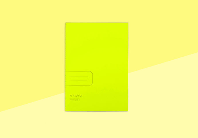 LE TYPOGRAPHE - Notebook A5 - Neon Yellow
