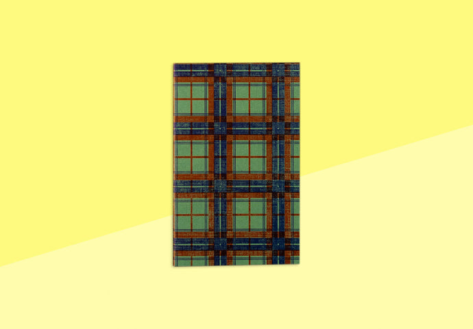 LE TYPOGRAPHE - Notebook Tartan - Red and Green