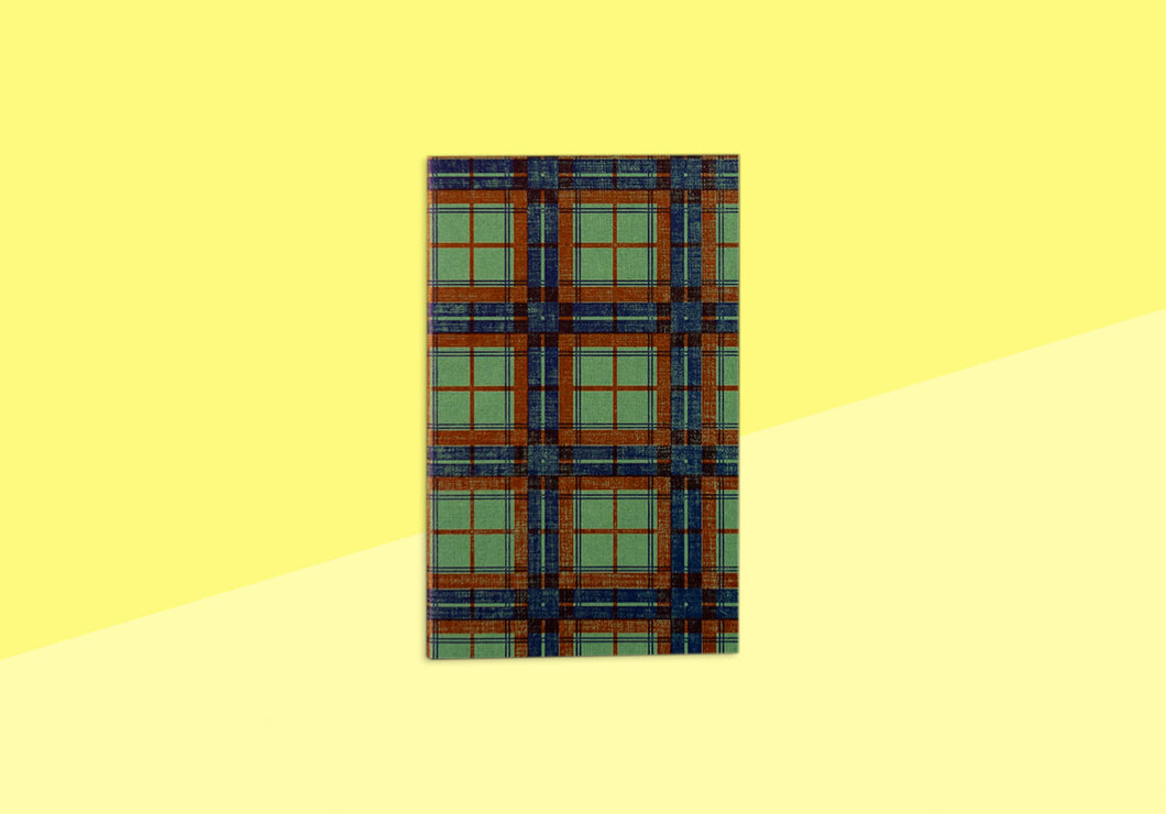 LE TYPOGRAPHE - Notebook Tartan - Red and Green