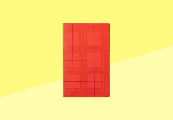 LE TYPOGRAPHE - Notebook Tartan - Red