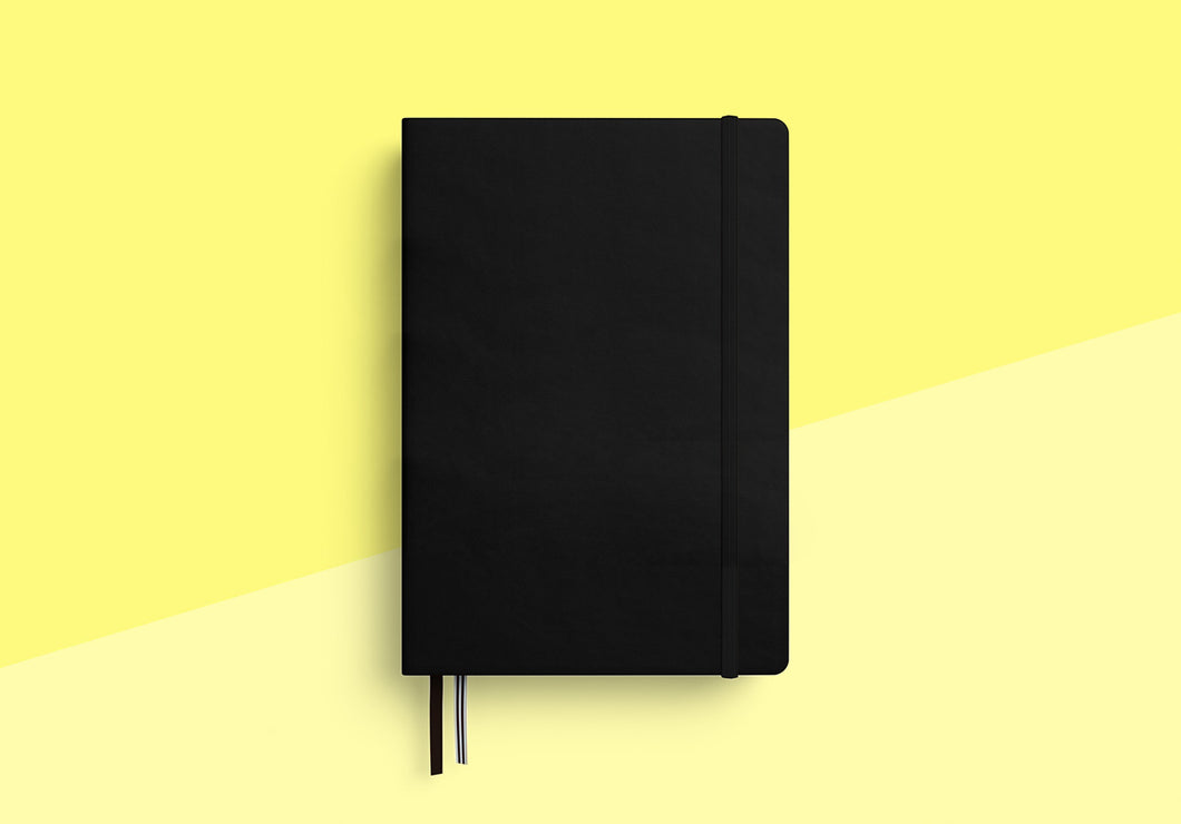 LEUCHTTURM 1917 - A5 Wochenkalender 2025/2026 - Schwarz
