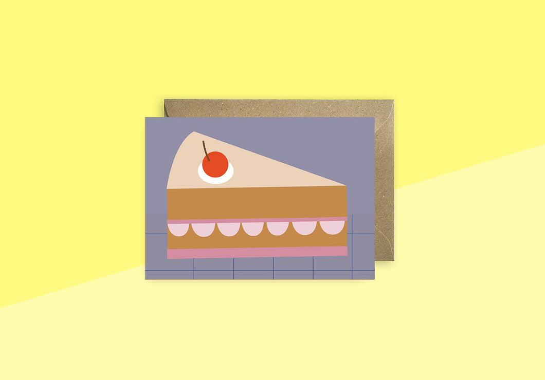 LINIENWERK - Greeting Card - Cake