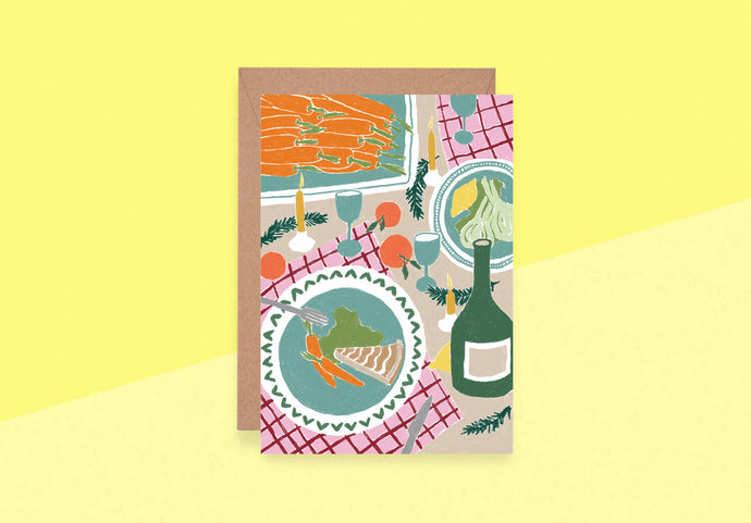 SOUS-BOIS - Greeting card - Christmas Dinner