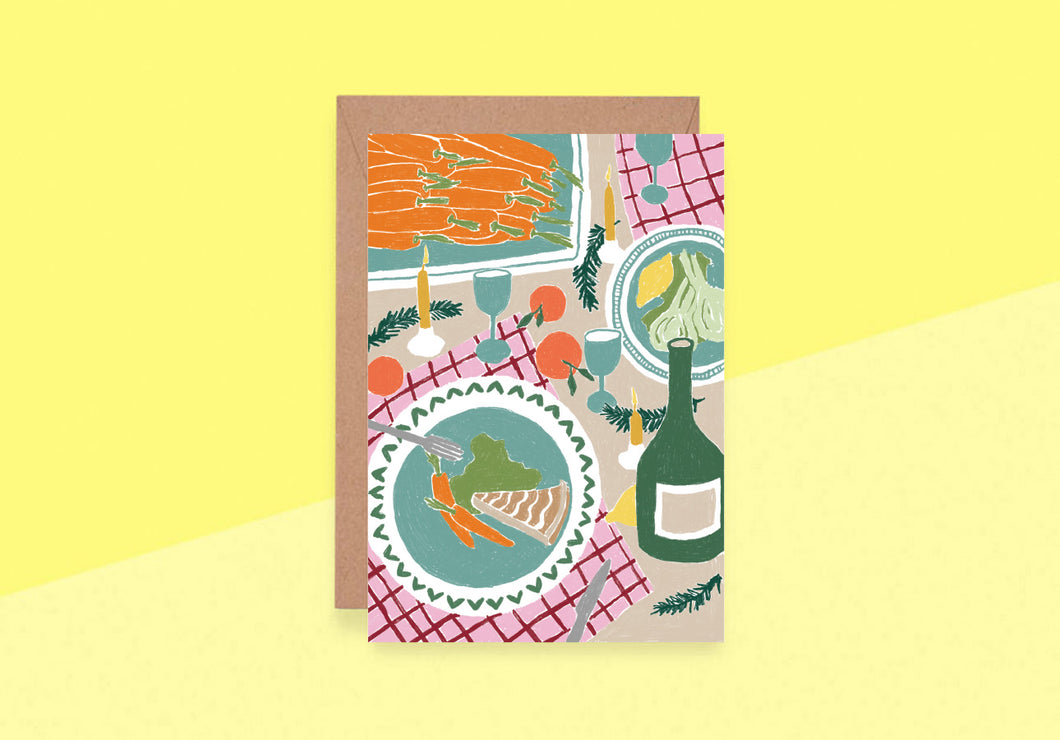 SOUS-BOIS - Greeting card - Christmas Dinner