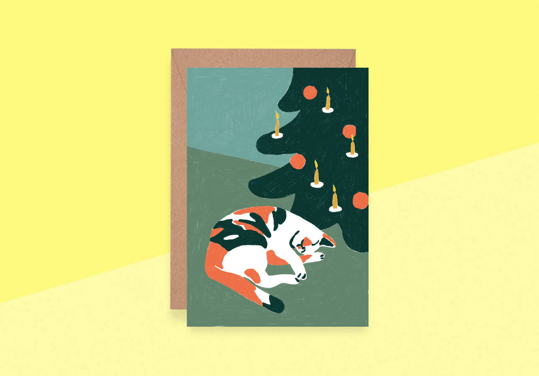 SOUS-BOIS - Greeting card - Orange Christmas