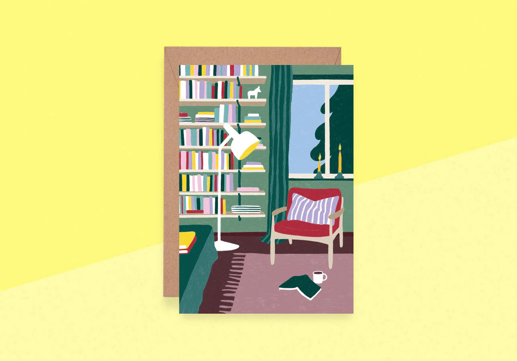 SOUS-BOIS - Greeting card - Reading Nook