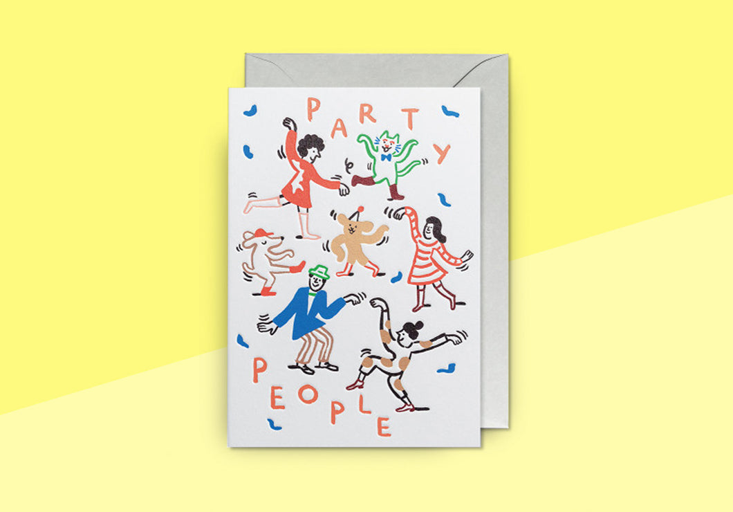 MARIE ASSÉNAT - Grußkarte - Party People