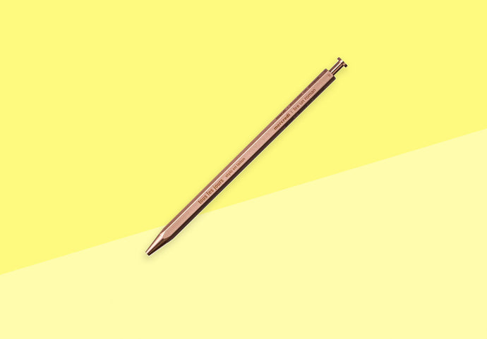 MARK'S STYLE - DAYS Brass Gel Pen - Champagne Pink