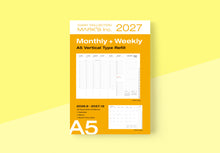 Load image into Gallery viewer, MARK'S - Diary 2026/2027 - A5 Vertical Type Refill