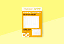 Load image into Gallery viewer, MARK'S - Diary 2026/2027 - B6 Vertical Type Refill