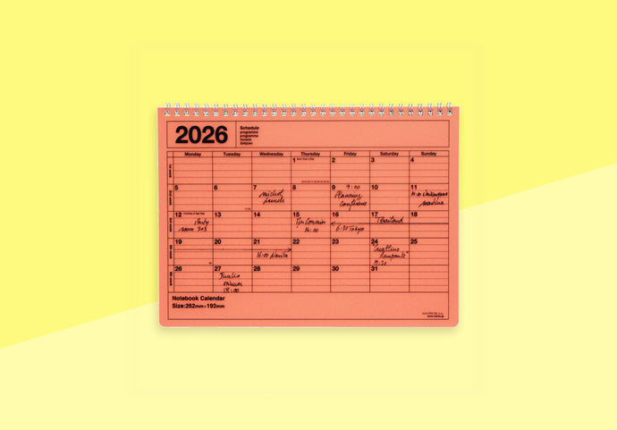MARK'S - Notebook Calendar 2026 - M - Orange