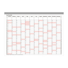 Load image into Gallery viewer, MARK'S - Notebook Calendar 2027 - M - Khaki