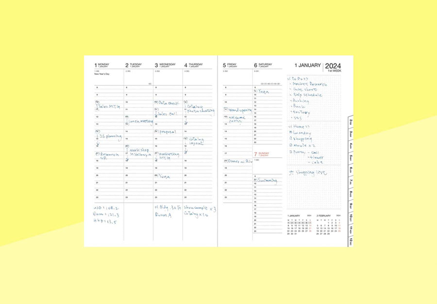 MARK'S - Kalender 2023/2024 - A5 Vertikal Refill