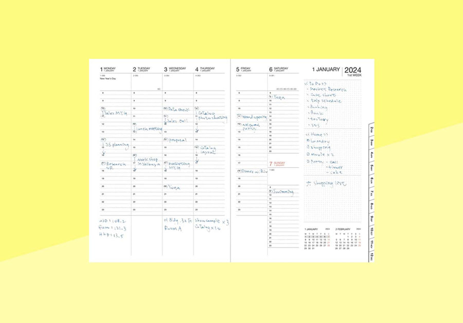 MARK'S - A5 Diary 2023/2024 - Storage.it - Black