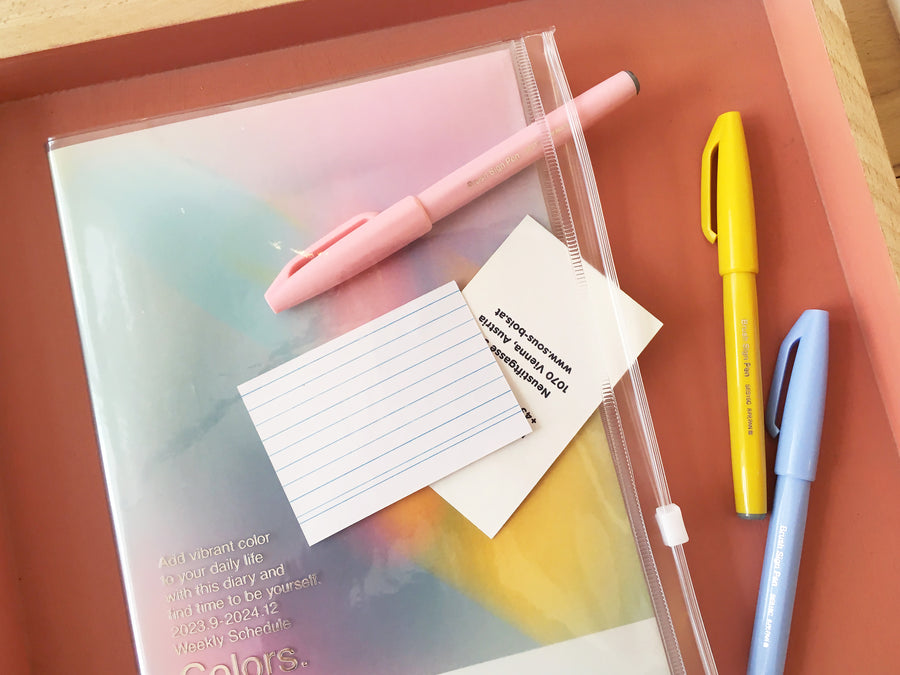 MARK'S - A5 Diary 2023/2024 - Gradient - Pink