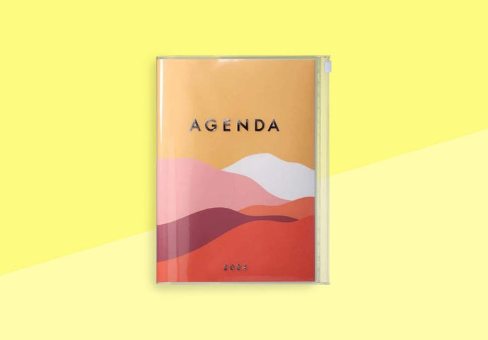 MARK'S - A5 Diary 2023/2024 - Mountain - Orange
