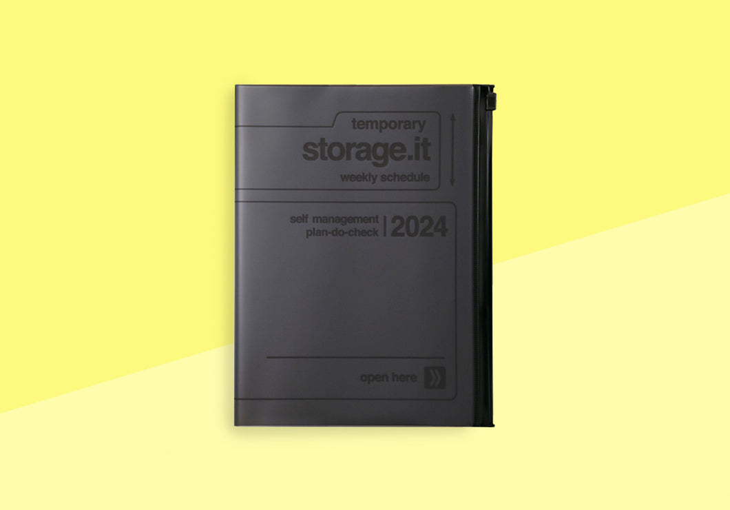 MARK'S - A5 Kalender 2023/2024 - Storage.it - Schwarz