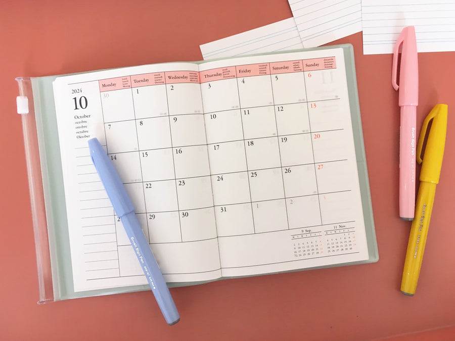 MARK'S - A6 Kalender 2023/2024 - Storage.it - Orange