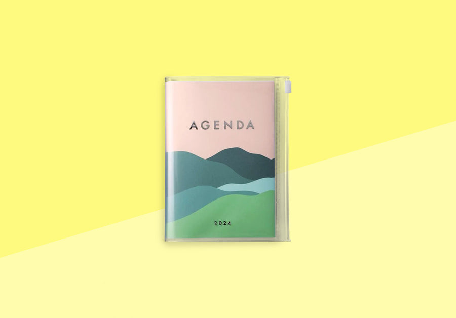 MARK'S - A6 Diary 2023/2024 - Mountain - Green