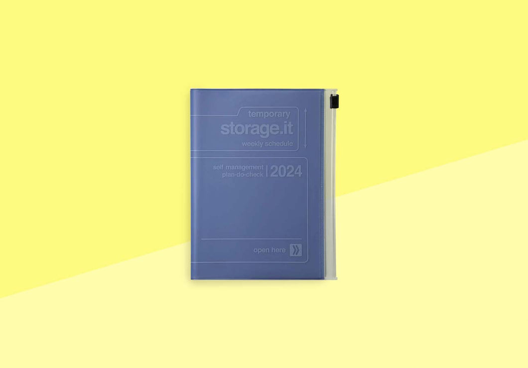 MARK'S - A6 Kalender 2023/2024 - Storage.it - Marineblau