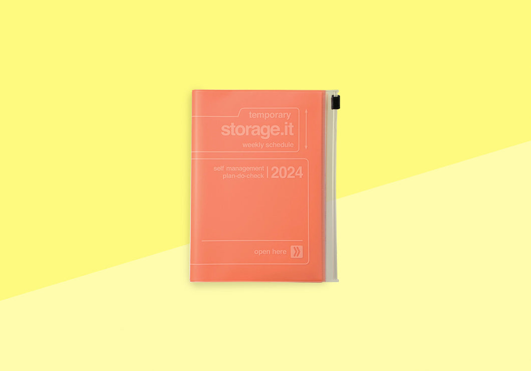 MARK'S - A6 Kalender 2023/2024 - Storage.it - Orange