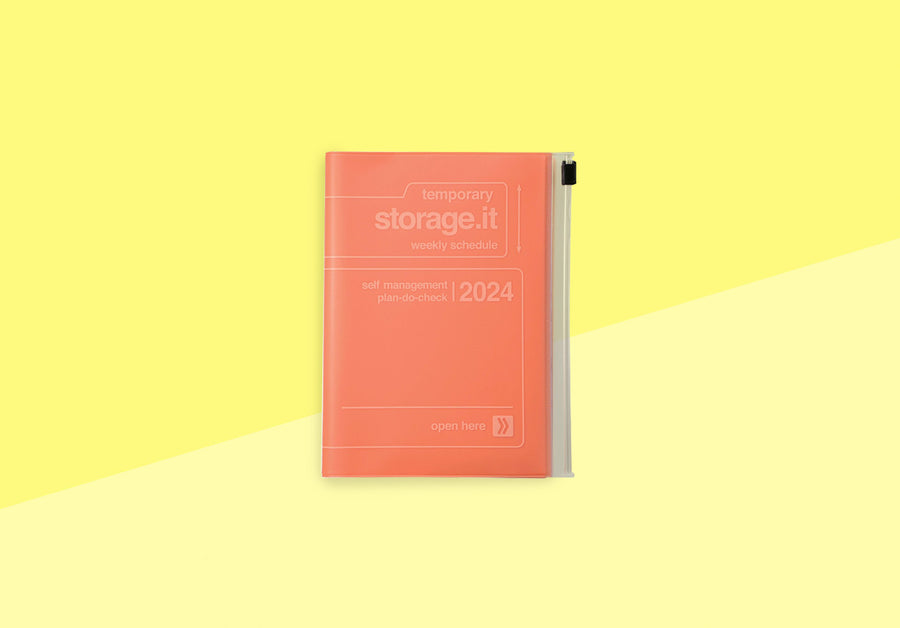 MARK'S - A6 Kalender 2023/2024 - Storage.it - Orange