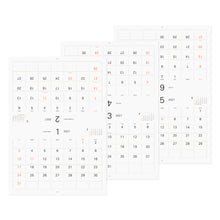 Load image into Gallery viewer, MIDORI - Hanger Calendar 2027