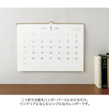 Load image into Gallery viewer, MIDORI - Hanger Calendar 2027