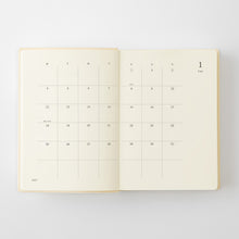 Laden Sie das Bild in den Galerie-Viewer, MD PRODUCT - MD Notebook Diary 2027 - 1 Day 1 Page - A6 