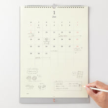 Load image into Gallery viewer, MIDORI - MD Wall Calendar 2024