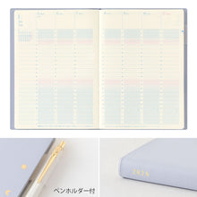 Laden Sie das Bild in den Galerie-Viewer, MIDORI - Gradiation Tagebuch 2026 - Day Length - B6 helllila