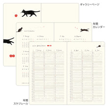 Laden Sie das Bild in den Galerie-Viewer, MIDORI - Book Style Kalender 2026 - B6 Variant Katze - Grau
