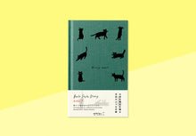 Load image into Gallery viewer, MIDORI - Book Style Diary 2027 - B6 Variant Cat - Green
