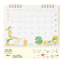 Load image into Gallery viewer, MIDORI - Ring Standing Calendar 2026 - Dog