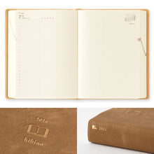 Laden Sie das Bild in den Galerie-Viewer, MIDORI - Diary Hibino 2025 - A6 Camel