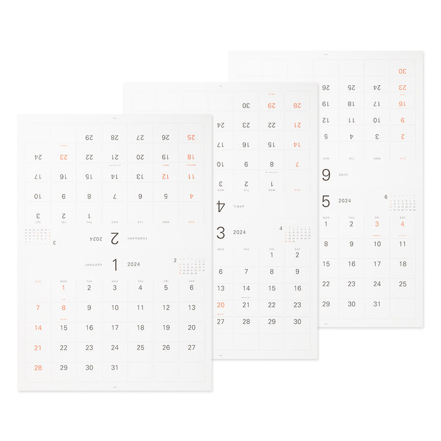 MIDORI - Hängekalender 2024