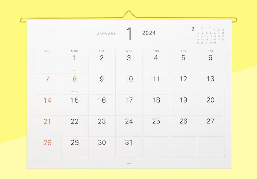 MIDORI - Hängekalender 2024