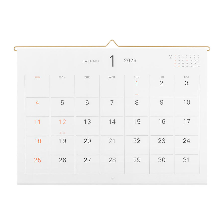 MIDORI - Hängekalender 2026