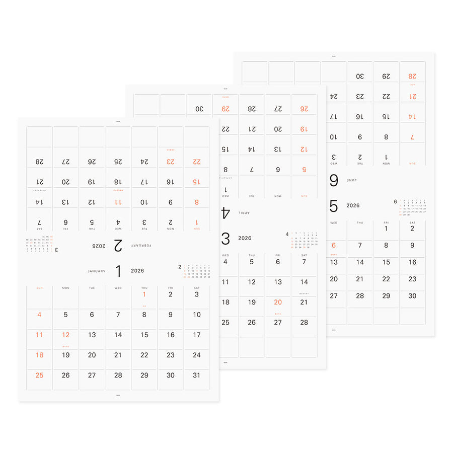 MIDORI - Hängekalender 2026