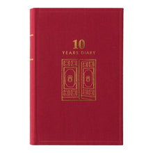 Load image into Gallery viewer, MIDORI - 10 Year Diary Gate - Red