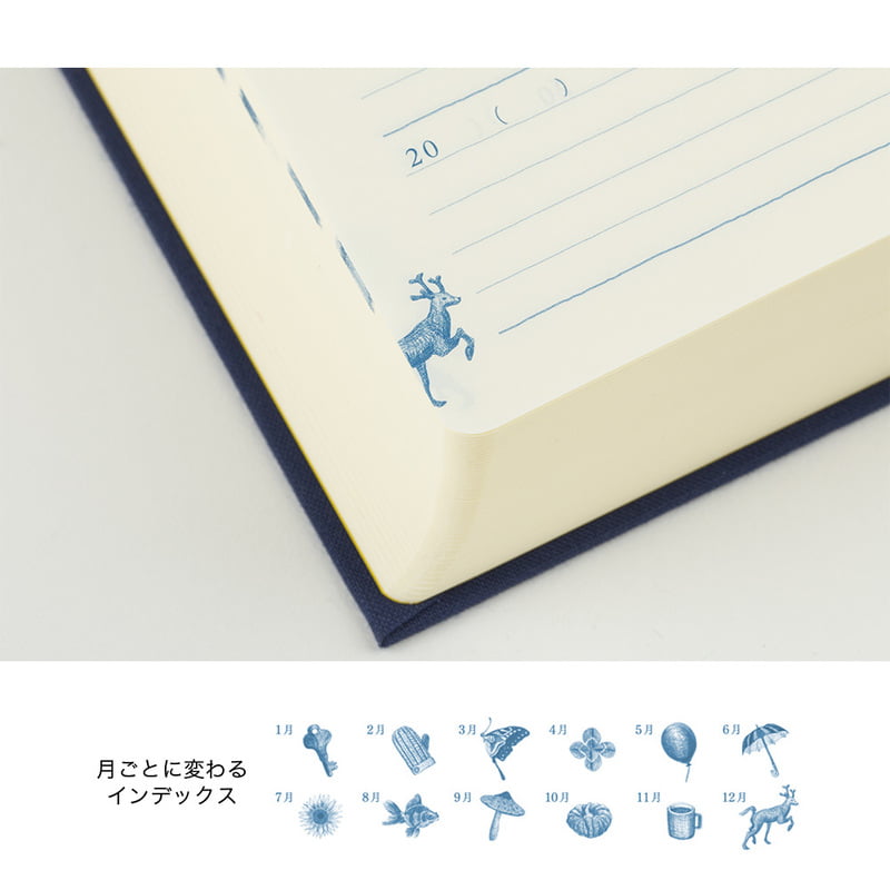 MIDORI - 10-Jahres-Tagebuch - Blau