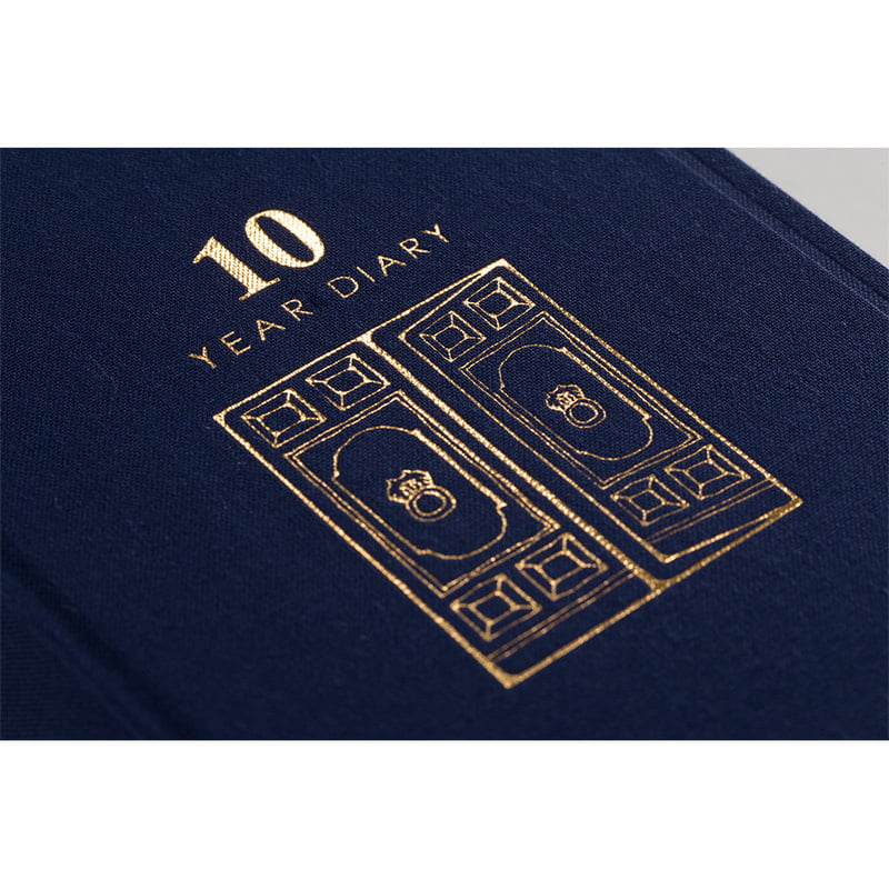 MIDORI - 10-Jahres-Tagebuch - Blau