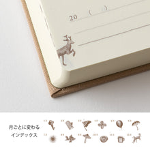 Load image into Gallery viewer, MIDORI - 3 Year Diary Gate Mini - Beige