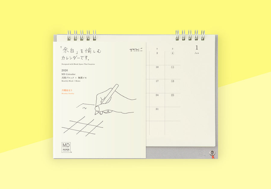 MIDORI - MD Tischkalender 2026
