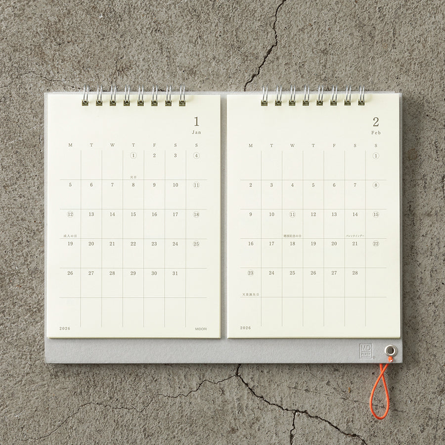 MIDORI - MD Tischkalender Twin 2026