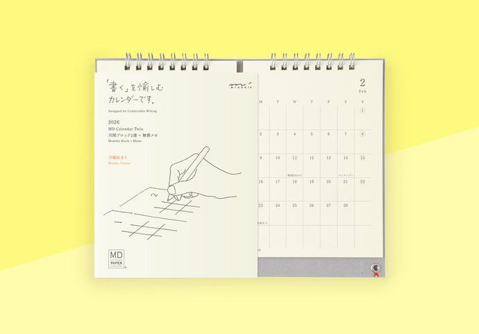 MIDORI - MD Desk Calendar Twin 2026